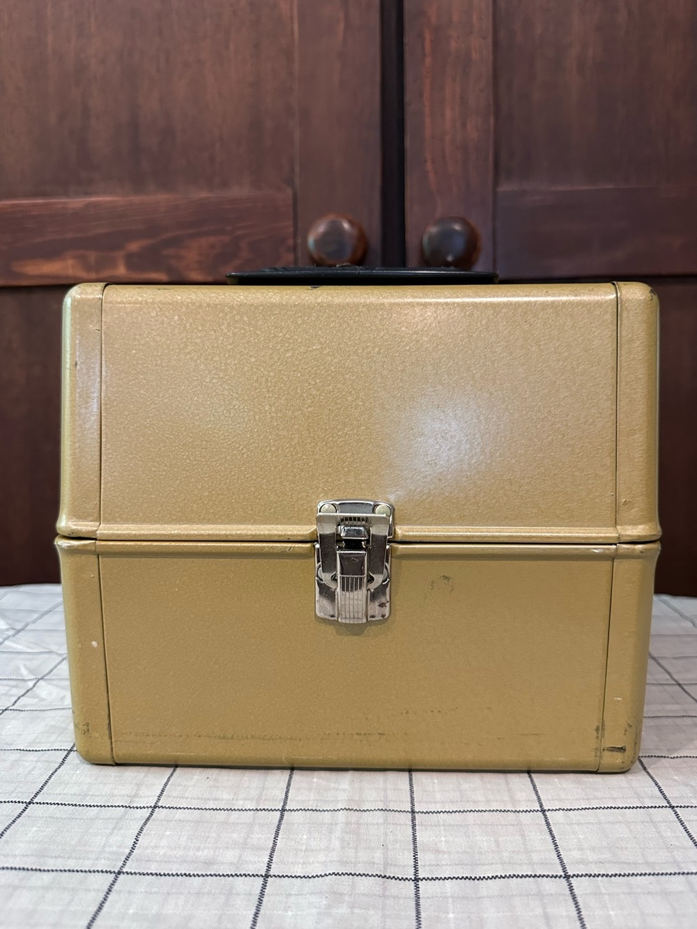 Vintage tool box • heavyweight metal • multi-use